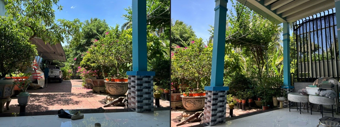 nhà vườn ven sông hoài nhơn